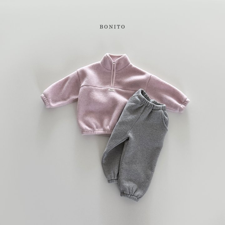 Bonito - Korean Children Fashion - #fashionkids - Cotton Candy Half Zip-Up - 5
