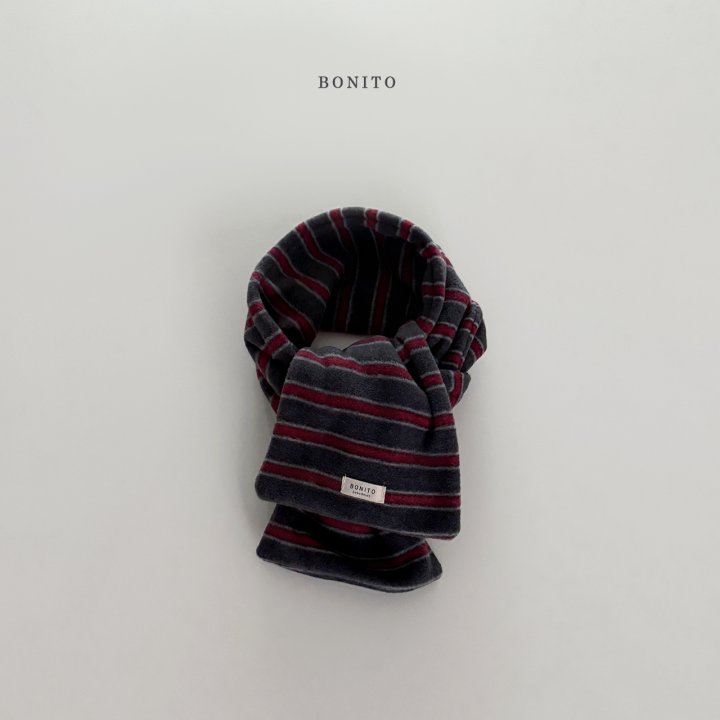 Bonito - Korean Children Fashion - #kidsshorts - Point Stripe Muffler - 7