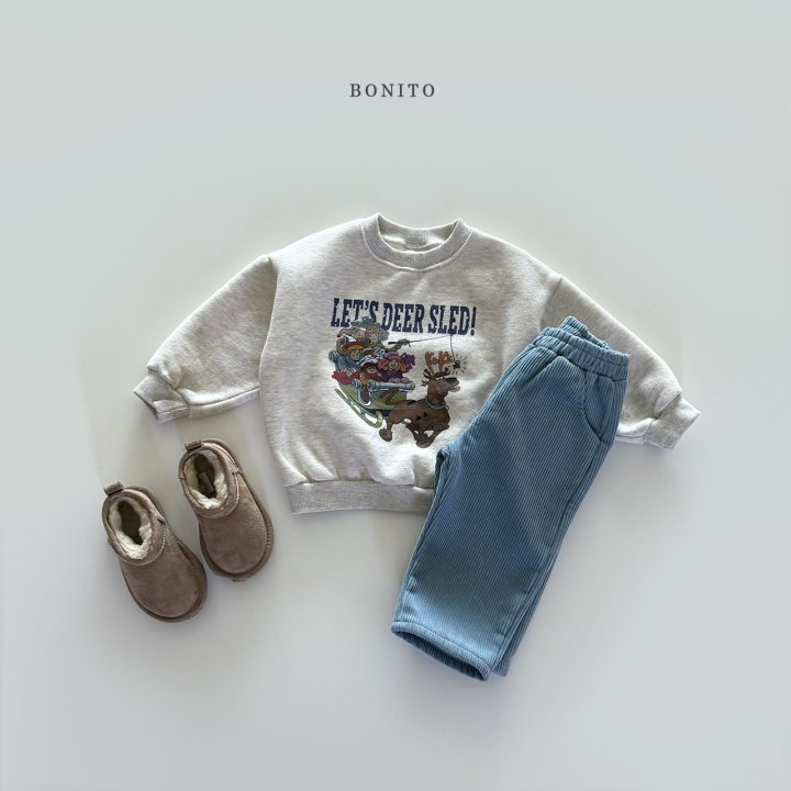 Bonito - Korean Children Fashion - #kidsshorts - Sled Sweatshirt - 12
