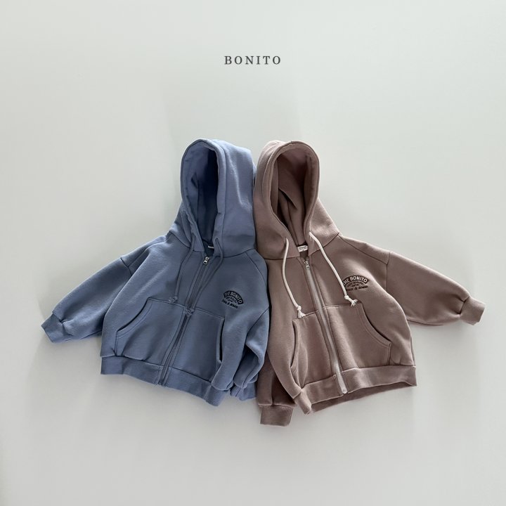 Bonito - Korean Children Fashion - #kidsshorts - Front Cut Hood Zip-Up - 3