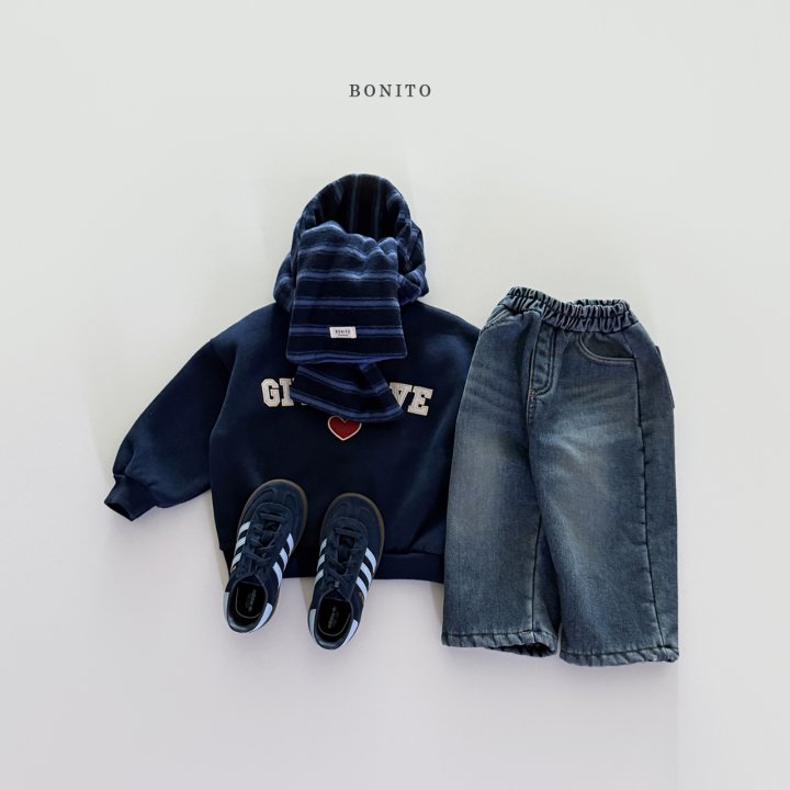 Bonito - Korean Children Fashion - #kidsshorts - Thick Padded Denim Pants - 6
