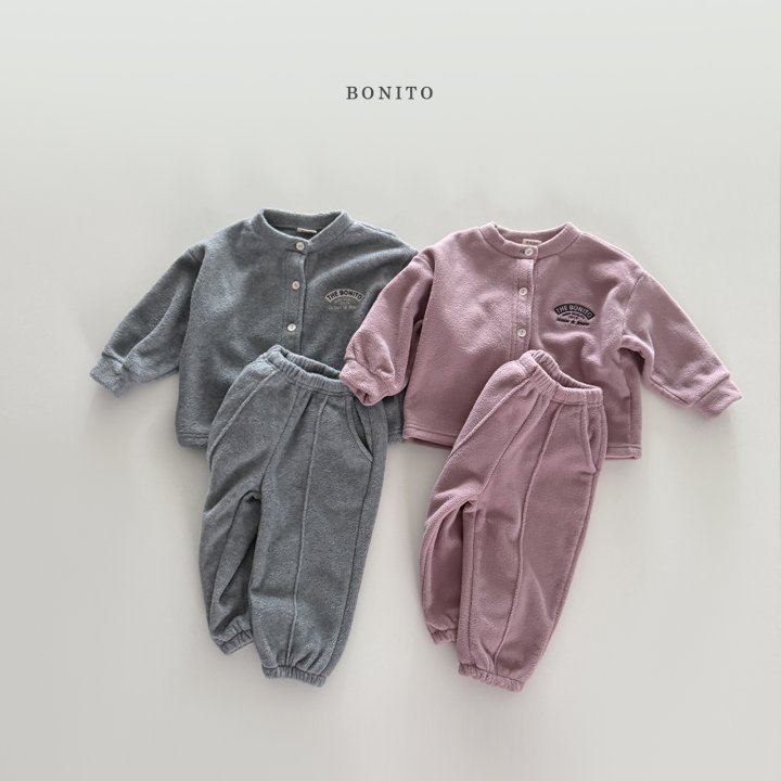 Bonito - Korean Children Fashion - #kidsstore - Winter Cardigan Jogger Set