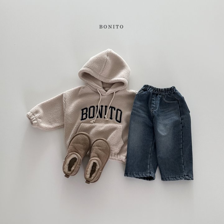 Bonito - Korean Children Fashion - #kidsstore - Fluffy Bonito Hoodie - 9