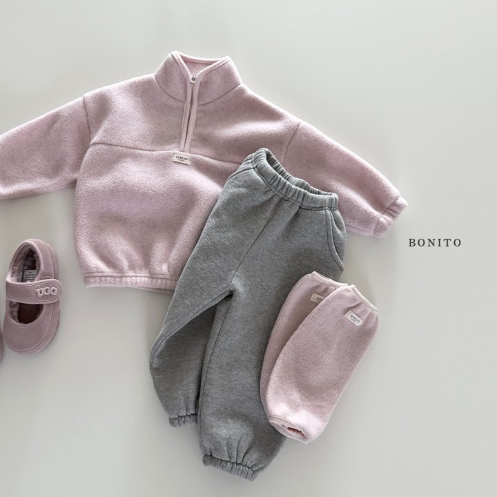 Bonito - Korean Children Fashion - #kidsstore - Cotton Candy Half Zip-Up - 7