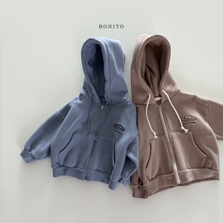 Bonito - Korean Children Fashion - #kidsshorts - Front Cut Hood Zip-Up - 4