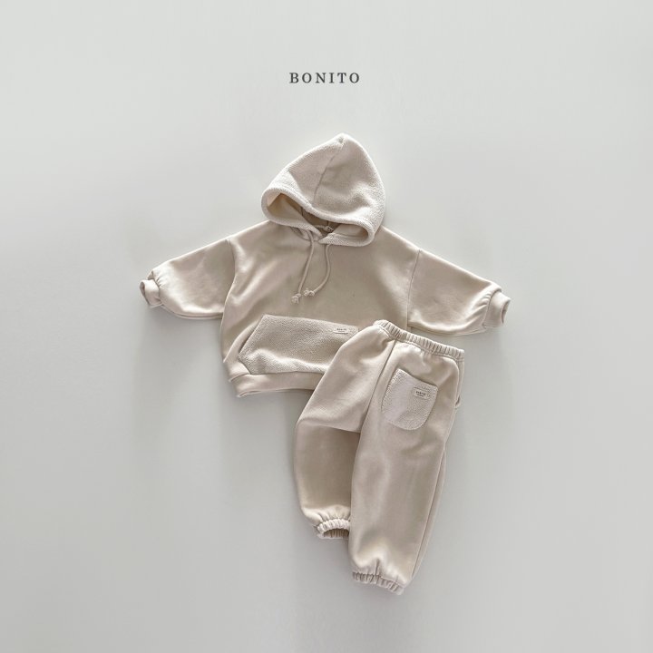 Bonito - Korean Children Fashion - #kidsshorts - Soft Hood Set - 4