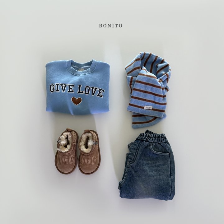 Bonito - Korean Children Fashion - #kidzfashiontrend - Point Stripe Muffler - 9