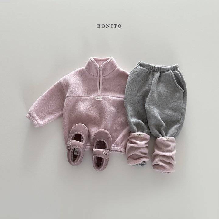 Bonito - Korean Children Fashion - #kidzfashiontrend - Cotton Candy Half Zip-Up - 8