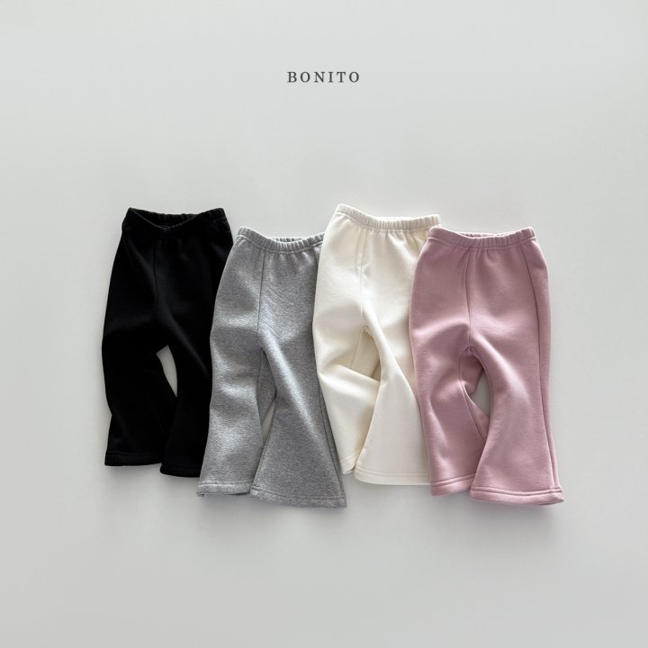 Bonito - Korean Children Fashion - #littlefashionista - Bootcut Fleece Leggings - 3