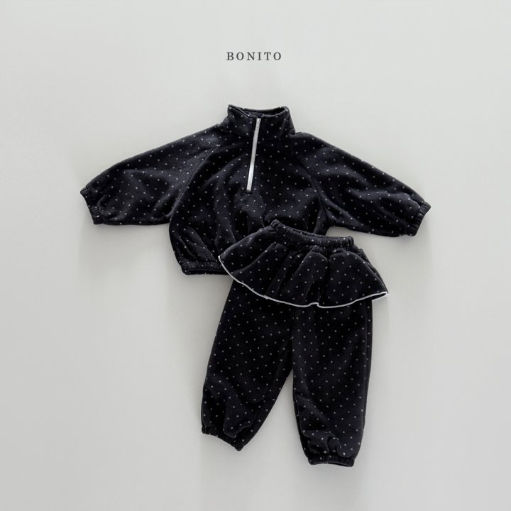 Bonito - Korean Children Fashion - #littlefashionista - Polka Lovely Jogger Set (Kids) - 6