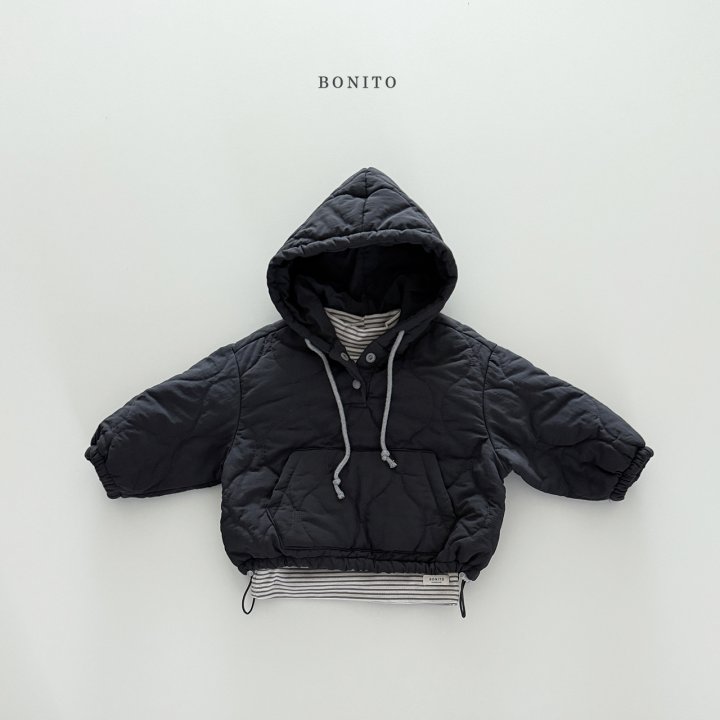 Bonito - Korean Children Fashion - #littlefashionista - Quilted Hoodie - 11
