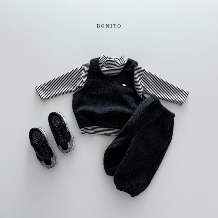 Bonito - Korean Children Fashion - #littlefashionista - Fluffy Vest Set - 12