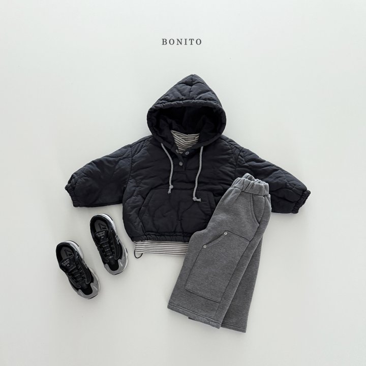 Bonito - Korean Children Fashion - #magicofchildhood - Quilted Hoodie - 12
