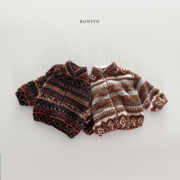 Bonito - Korean Children Fashion - #littlefashionista - Nordic Fleece Zip-Up - 4