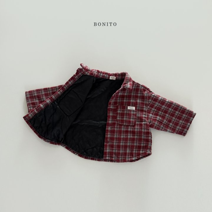 Bonito - Korean Children Fashion - #minifashionista - Check Bonding Shirt - 5