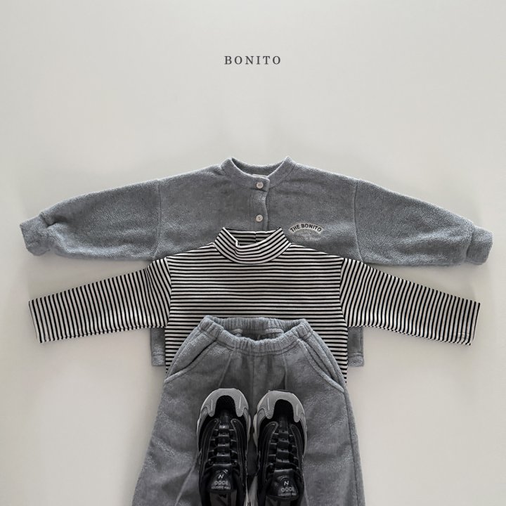 Bonito - Korean Children Fashion - #prettylittlegirls - Winter Cardigan Jogger Set - 7