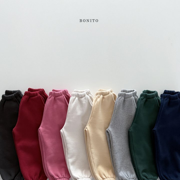 Bonito - Korean Children Fashion - #prettylittlegirls - Double Fleece Jogger Pants - 3