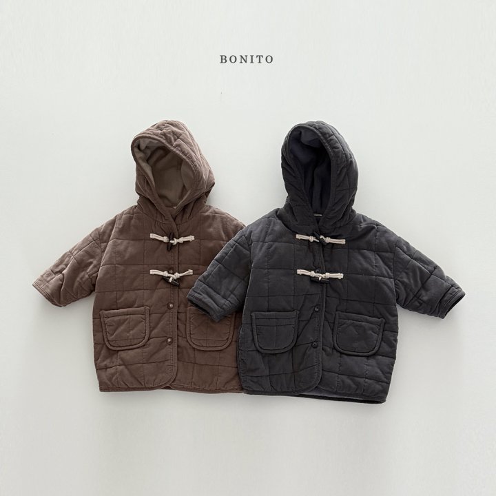 Bonito - Korean Children Fashion - #minifashionista - Corduroy Quilted Toggle Coat (Kids) - 4