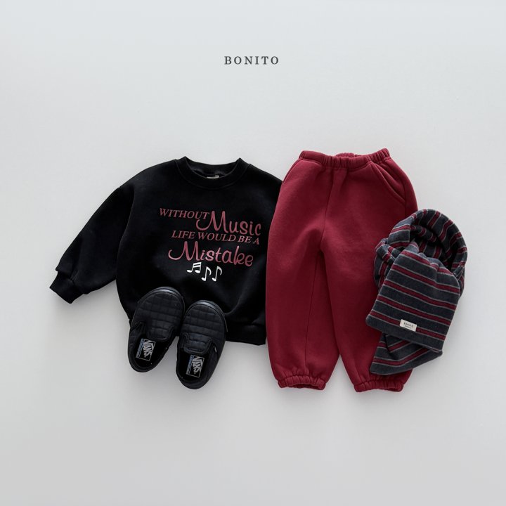 Bonito - Korean Children Fashion - #stylishchildhood - Double Fleece Jogger Pants - 6