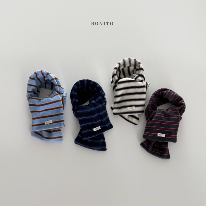 Bonito - Korean Children Fashion - #stylishchildhood - Point Stripe Muffler