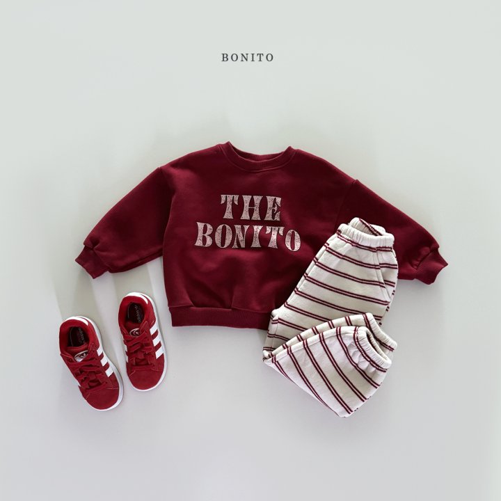 Bonito - Korean Children Fashion - #toddlerclothing - Double Stripe Jogger Pants - 6