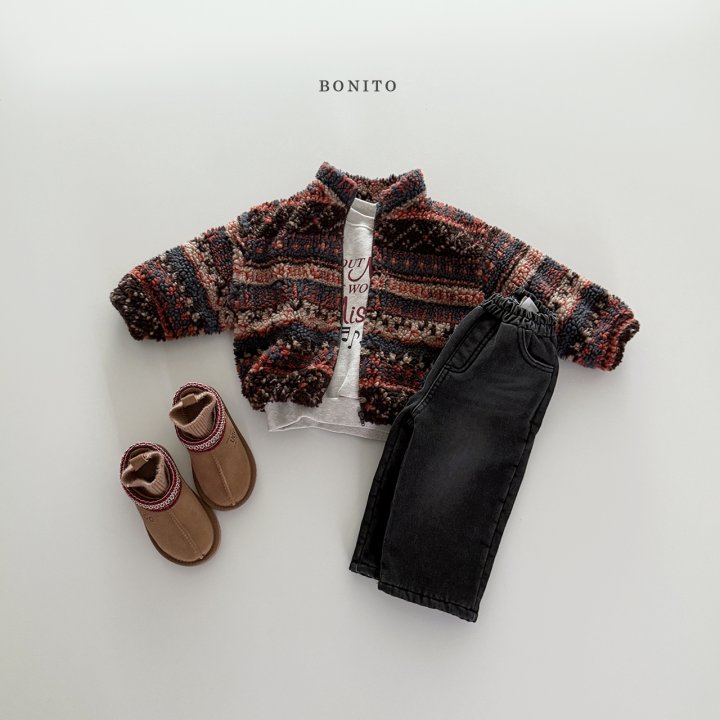 Bonito - Korean Children Fashion - #toddlerclothing - Nordic Fleece Zip-Up - 8