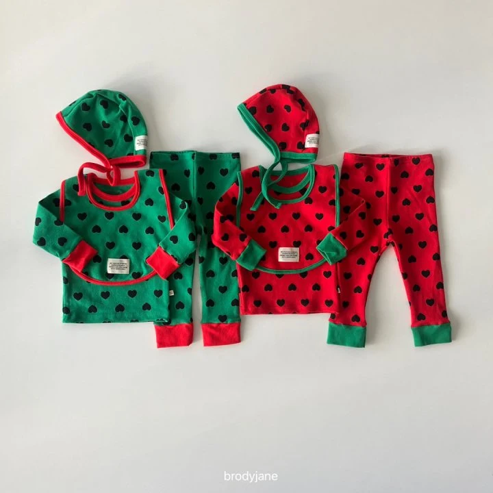 Brody Jane - Korean Baby Fashion - #babyboutique - Christmas Heart Bodysuit - 6