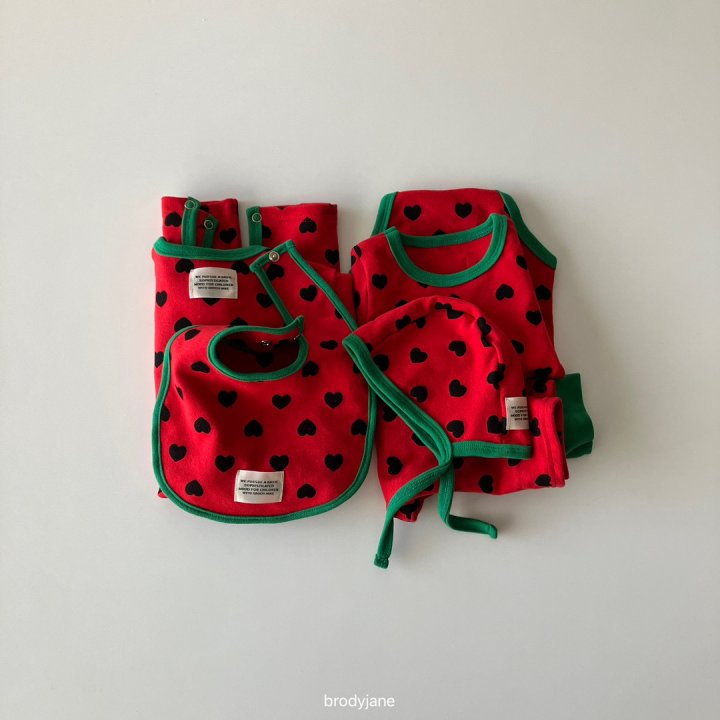 Brody Jane - Korean Baby Fashion - #babyboutiqueclothing - Christmas Heart All-In-One - 5
