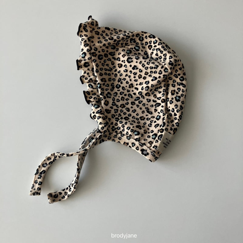 Brody Jane - Korean Baby Fashion - #babygirlfashion - Peach Leopard Bonnet
