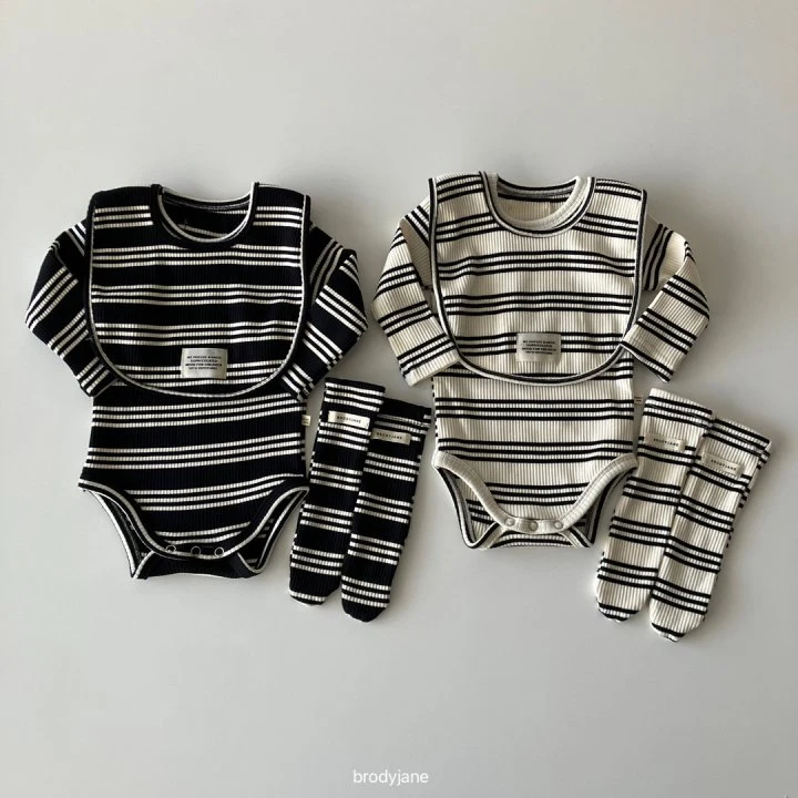 Brody Jane - Korean Baby Fashion - #babylifestyle - Acne Stripe Bodysuit - 10