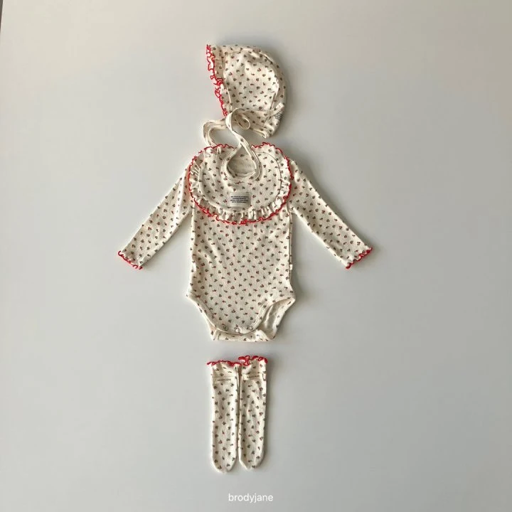 Brody Jane - Korean Baby Fashion - #babyoninstagram - Cozy Floral Wave Set-up - 5