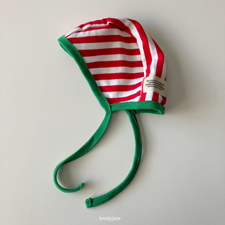Brody Jane - Korean Baby Fashion - #babyoninstagram - Christmas Stripe Bonnet - 11