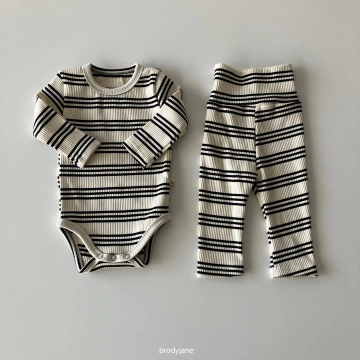 Brody Jane - Korean Baby Fashion - #babyoutfit - Acne Stripe All-In-One - 9