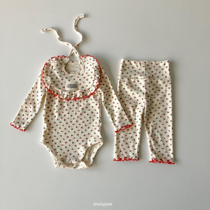 Brody Jane - Korean Baby Fashion - #babyoutfit - Cozy Floral Wave All-In-One - 3