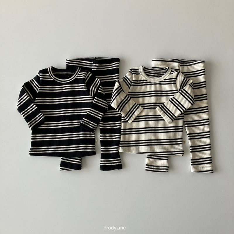 Brody Jane - Korean Baby Fashion - #babywear - Acne Stripe Set-up
