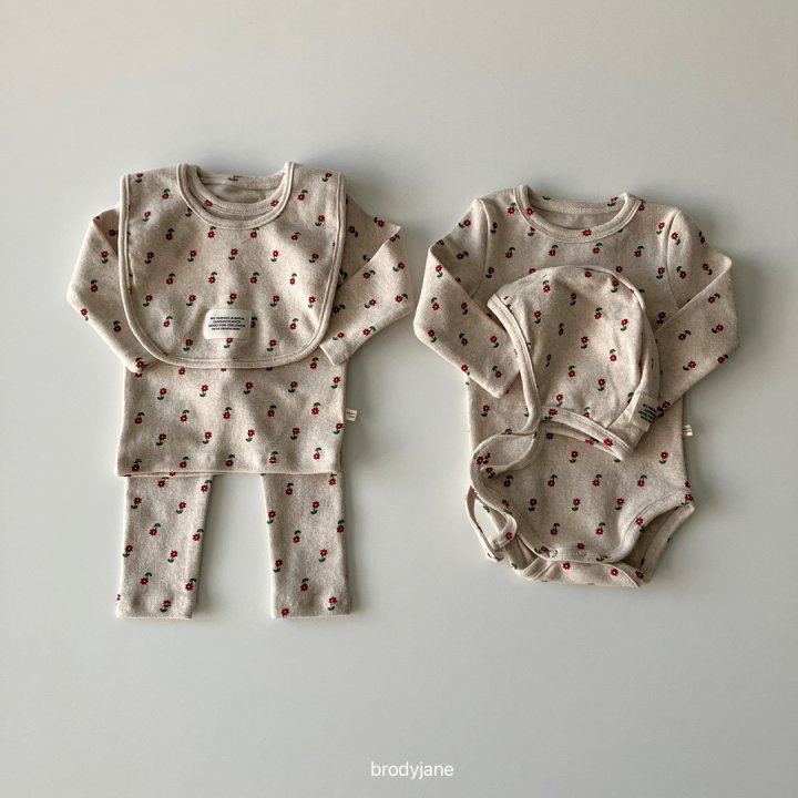 Brody Jane - Korean Baby Fashion - #onlinebabyboutique - Anemone Cozy Bodysuit - 11