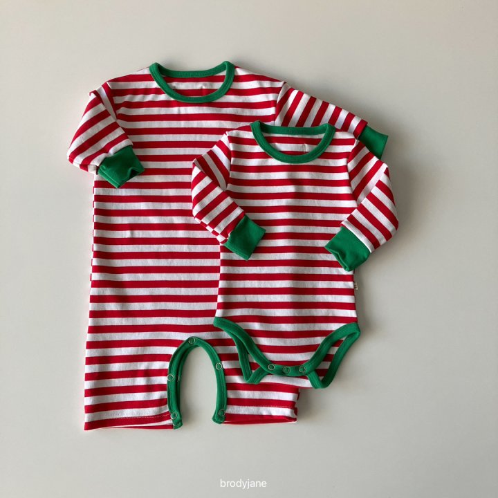 Brody Jane - Korean Baby Fashion - #onlinebabyboutique - Christmas Stripe Set-up - 4