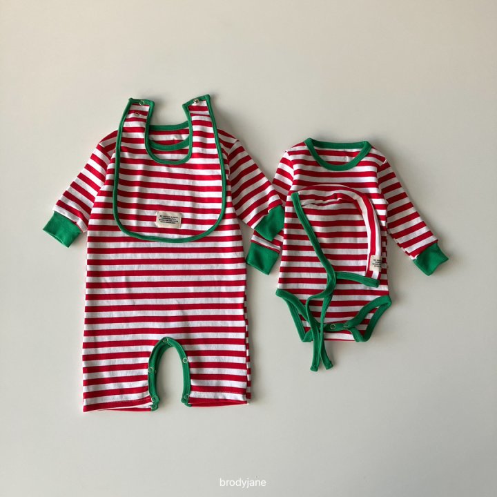 Brody Jane - Korean Baby Fashion - #onlinebabyshop - Christmas Stripe Bonnet - 2
