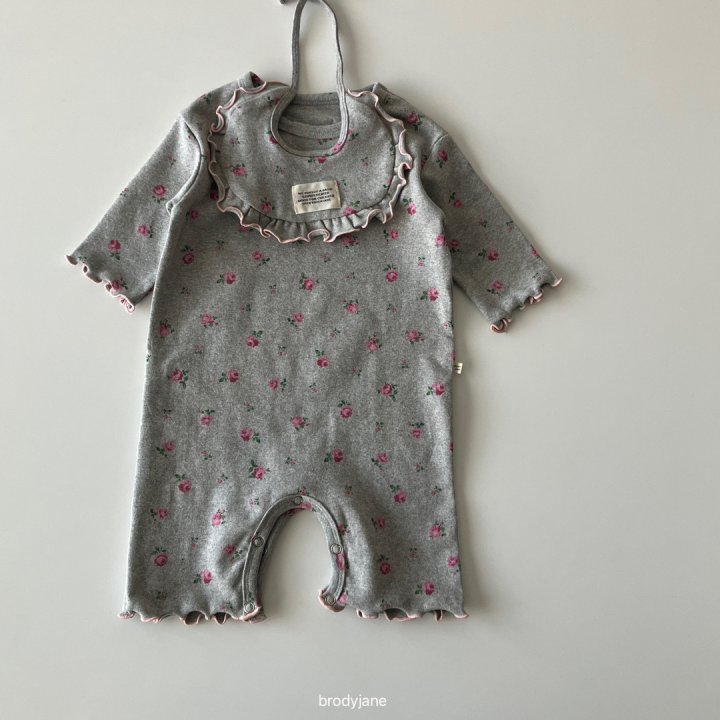 Brody Jane - Korean Baby Fashion - #onlinebabyshop - Peach Rose Bodysuit - 9