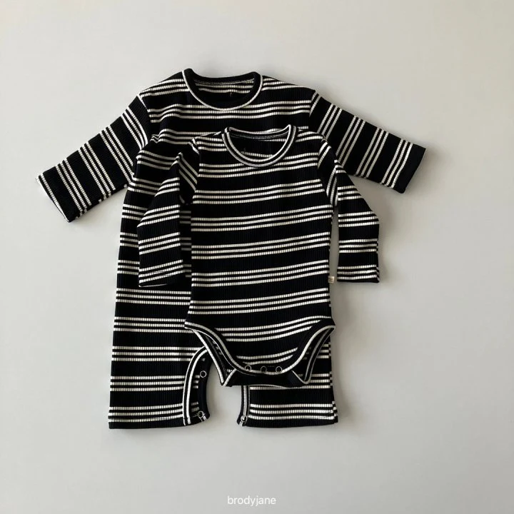 Brody Jane - Korean Baby Fashion - #smilingbaby - Acne Stripe Bodysuit - 3