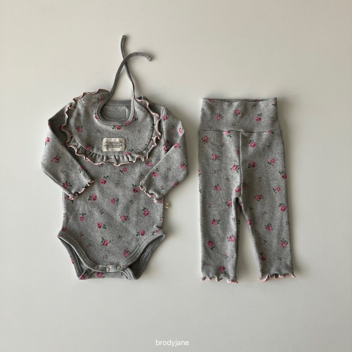 Brody Jane - Korean Baby Fashion - #smilingbaby - Peach Rose Set-Up - 11