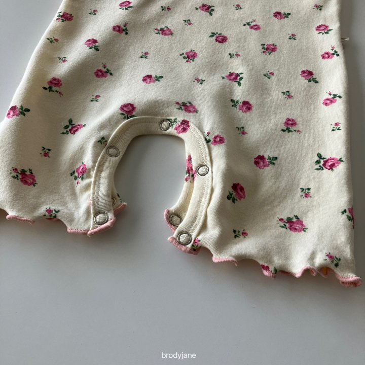 Brody Jane - Korean Baby Fashion - #smilingbaby - Peach Rose Bodysuit - 10