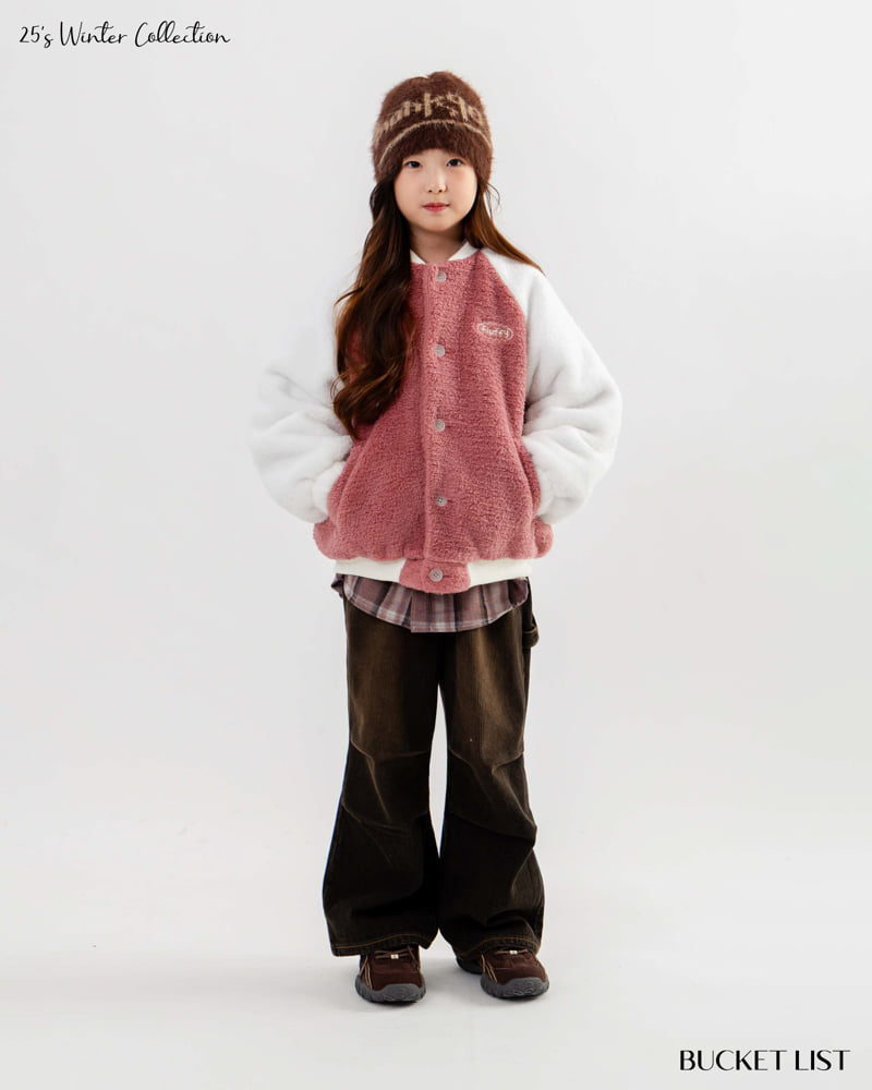 Bucket List - Korean Children Fashion - #Kfashion4kids - Fluffy Raglan Jacket - 3