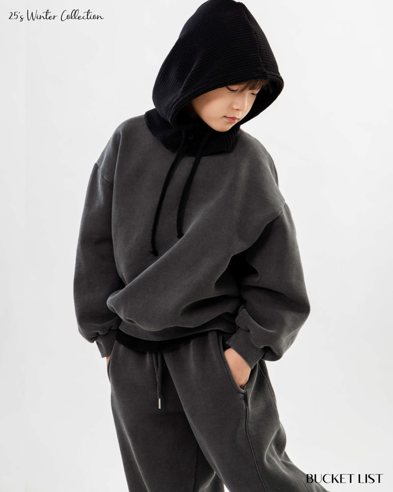 Bucket List - Korean Children Fashion - #Kfashion4kids - Fleece Sweatshirt - 12
