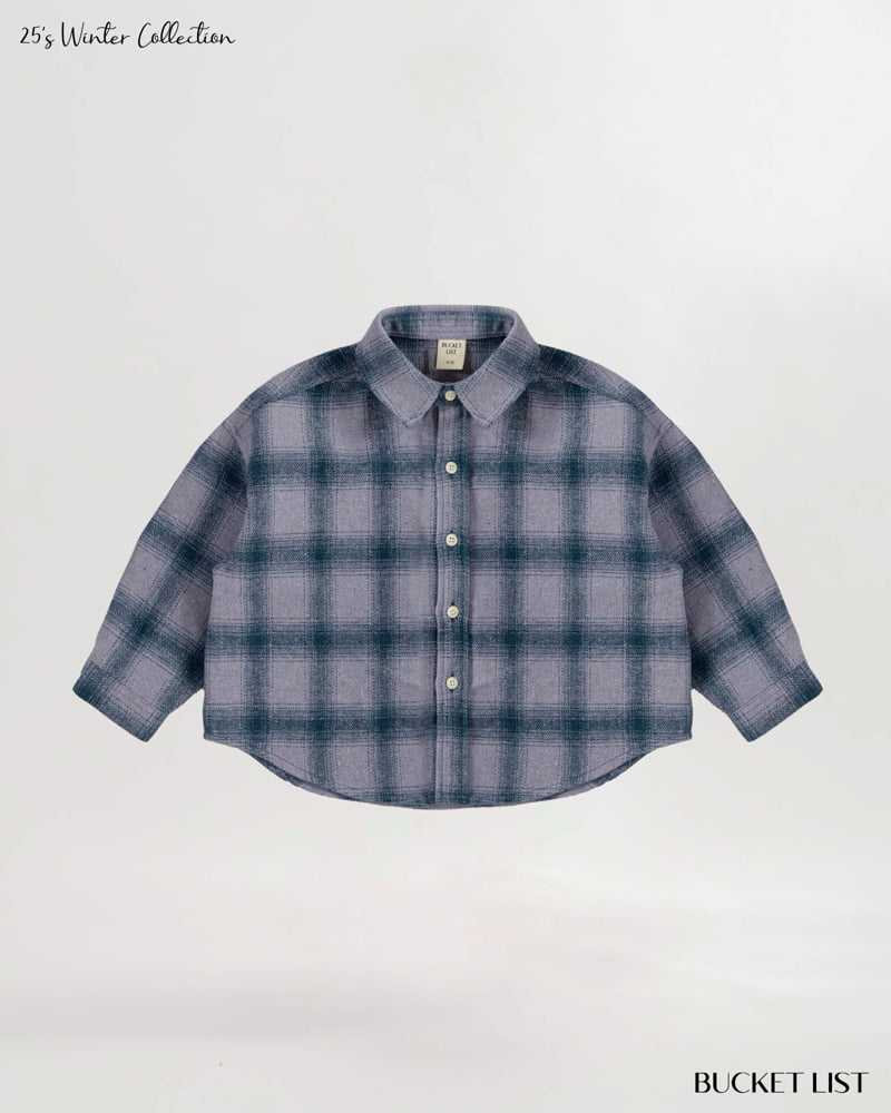 Bucket List - Korean Children Fashion - #Kfashion4kids - Check Shirt - 9
