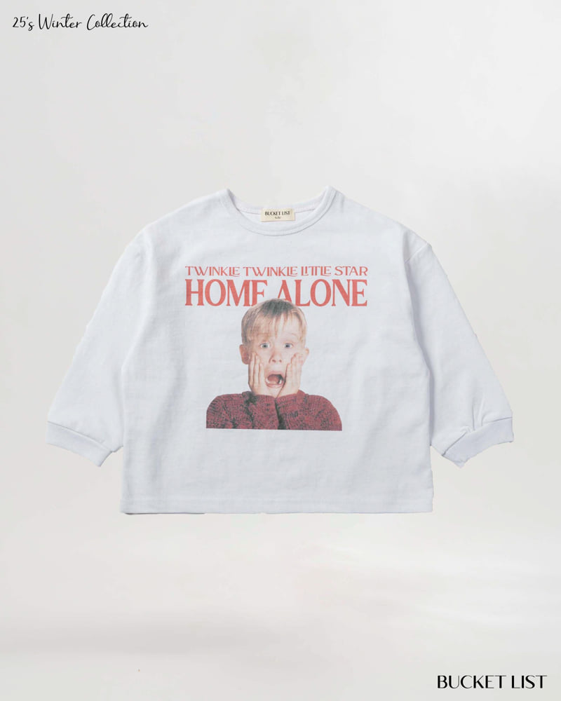 Bucket List - Korean Children Fashion - #Kfashion4kids - Alone Tee - 8