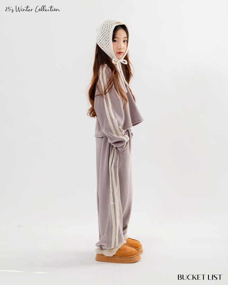 Bucket List - Korean Children Fashion - #Kfashion4kids - Mink Crop Tee - 7