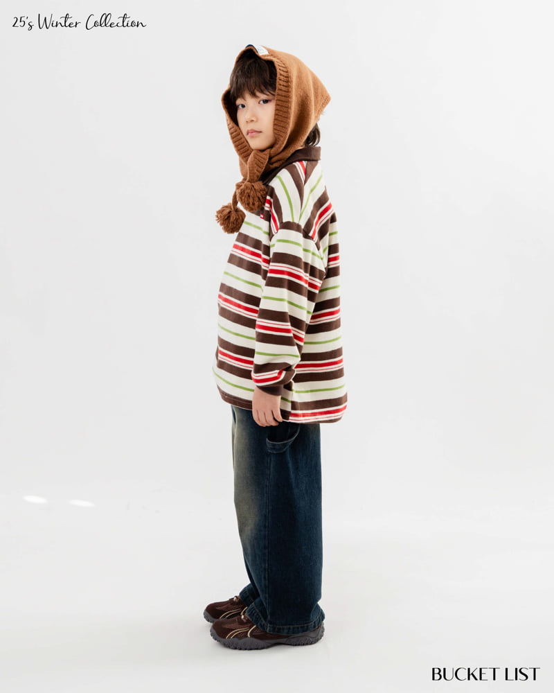 Bucket List - Korean Children Fashion - #Kfashion4kids - Point Denim Pants - 5