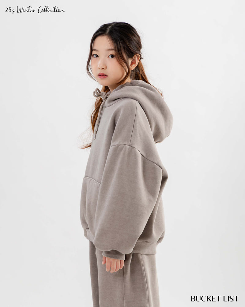 Bucket List - Korean Children Fashion - #Kfashion4kids - Fleece Hoodie - 3