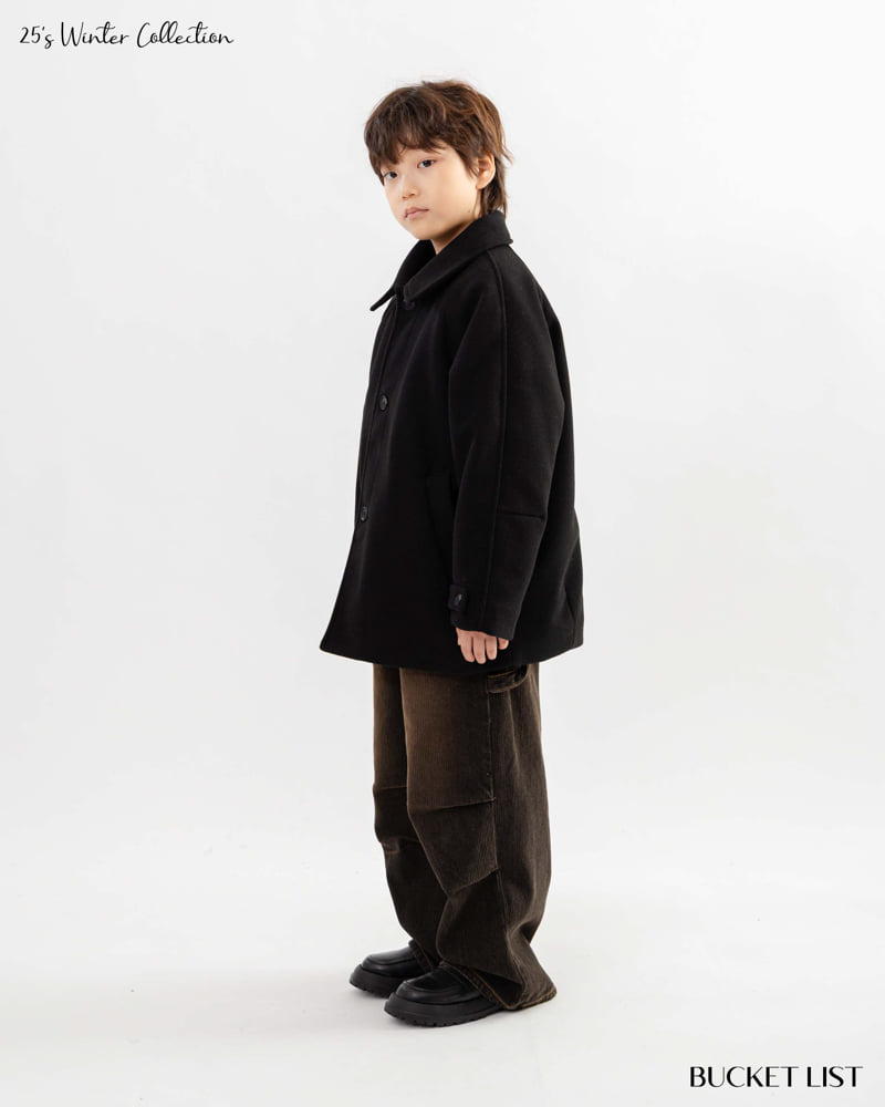 Bucket List - Korean Children Fashion - #childofig - Corduroy Balloon Denim Pants - 8